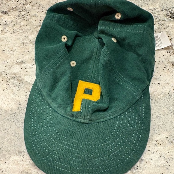 Ralph Lauren Green hat with Yellow P - Picture 1 of 6